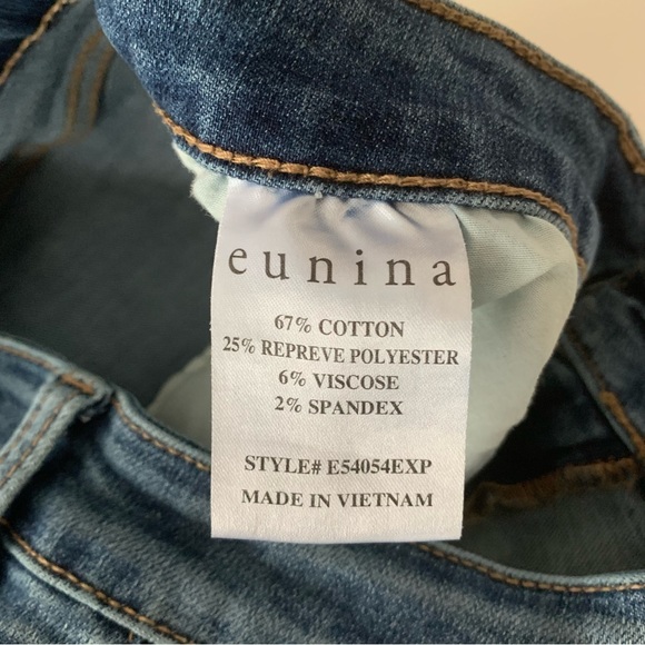 eunina mid rise skinny crop jeans size 13 - Picture 5 of 7